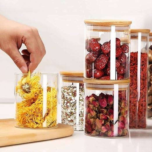 Glass Spice Jars