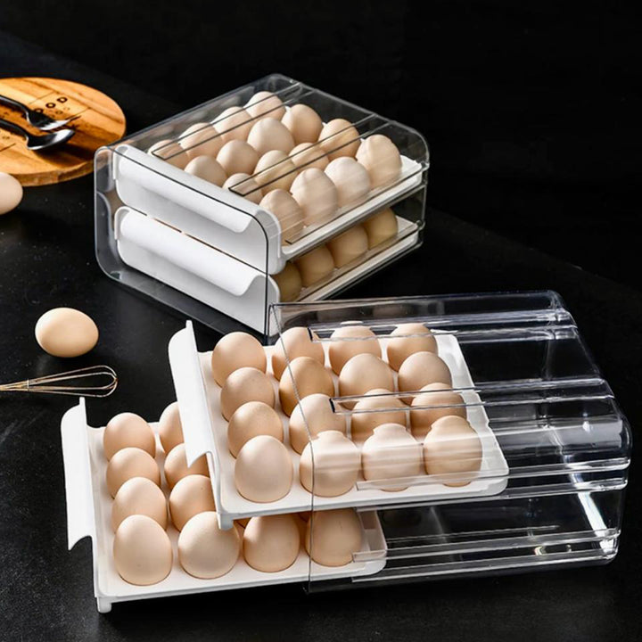 EGG CONTAINER FOR FRIDGE - 2 LAYER