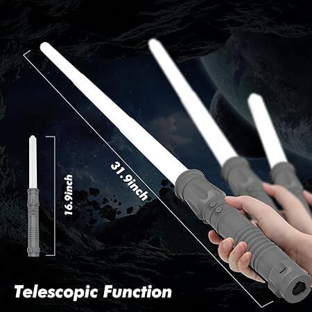 SNAPTRON®️ Telescopic Extendable Sword Toys with 7 Colors