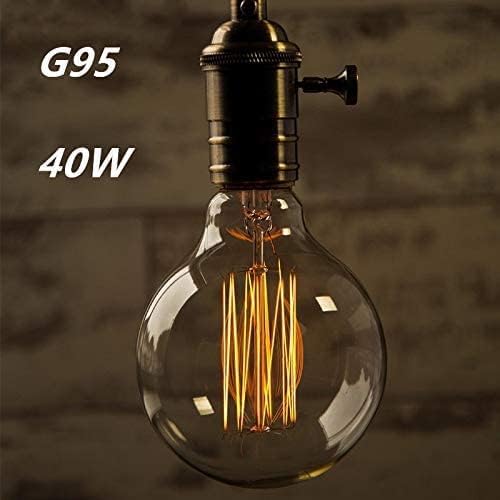 G95 Clear Amber Glass Bulb