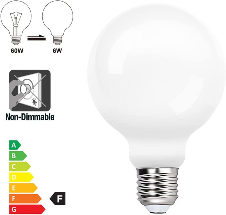 G95 LED Globe Light Bulbs - QUESERA OFFICIAL