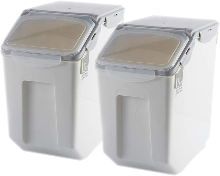 Food Containers Set Leak Proof Locking Lid, (15kg / 18L), Pack of 2