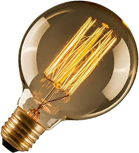 G95 Clear Amber Glass Bulb