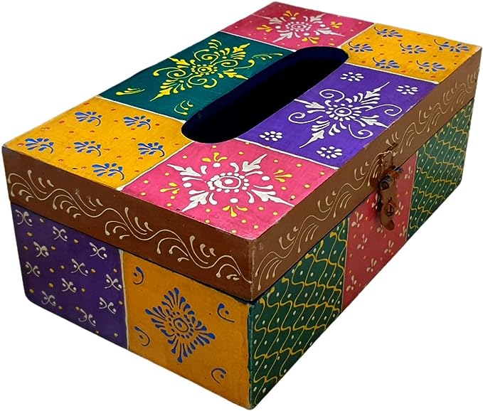 Wooden Tissue Box