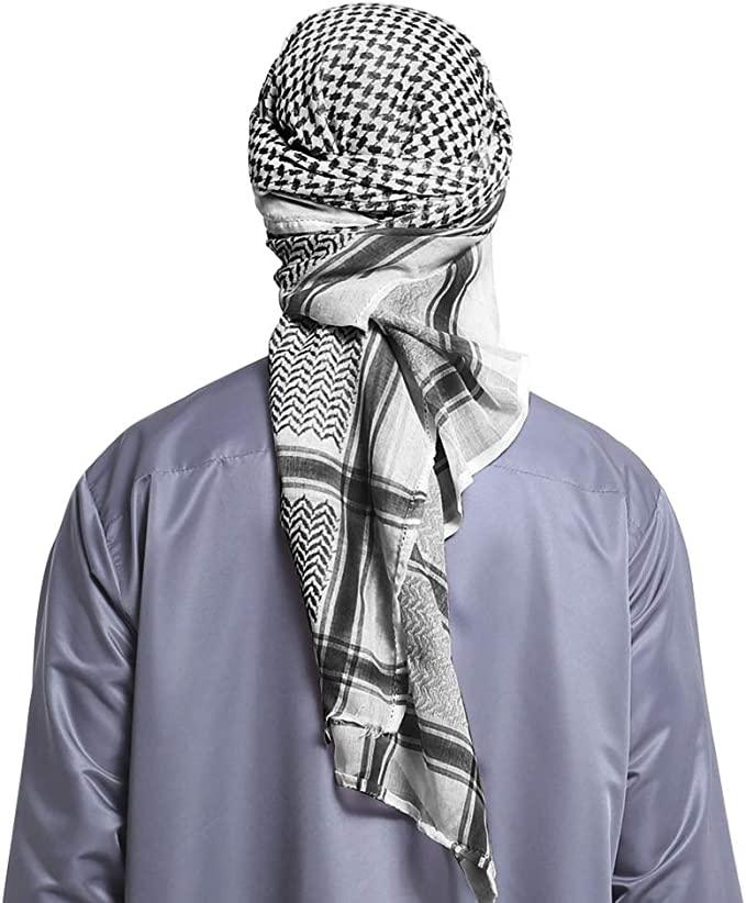 Men's Large Arab Shemagh Headscarf