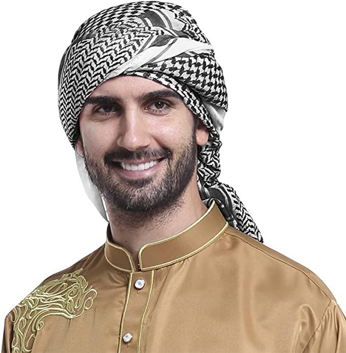 Men's Large Arab Shemagh Headscarf