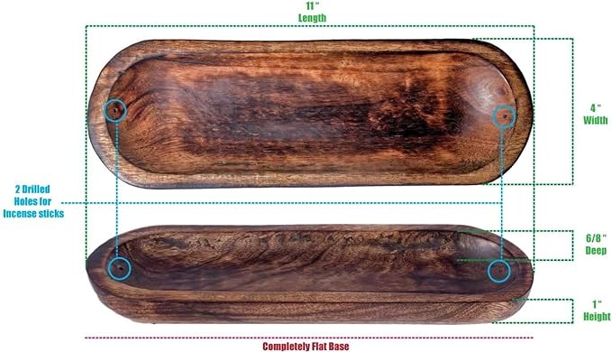 Handmade Wooden Incense Burner