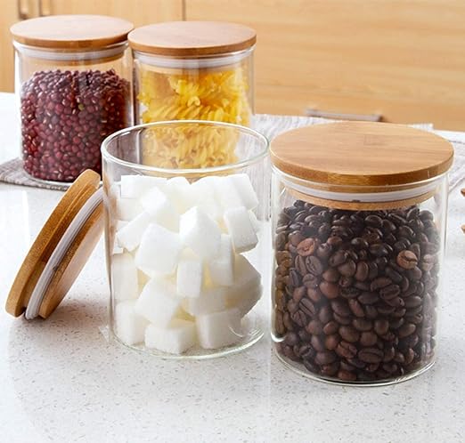 Glass Spice Jars 