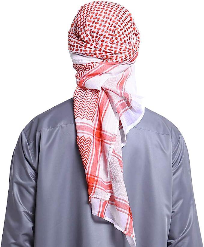 Men's Large Arab Shemagh Headscarf