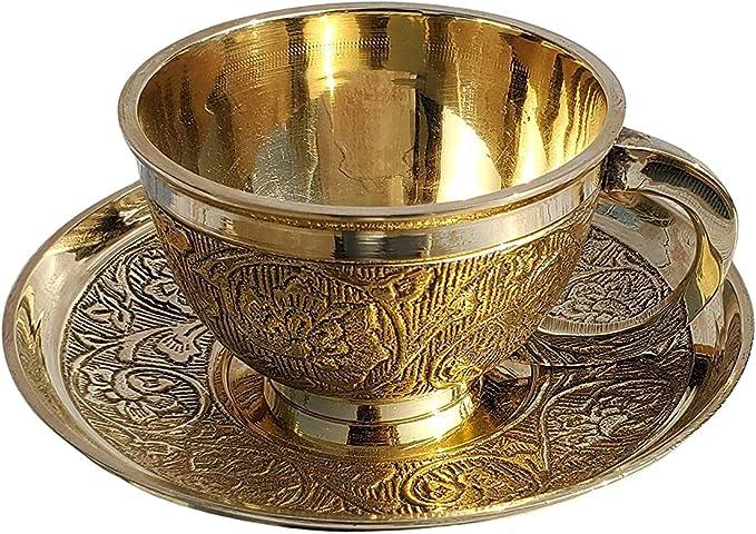 Brass Tea Cup Set