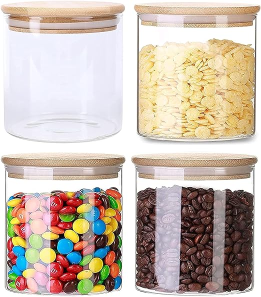 Glass Spice Jars 