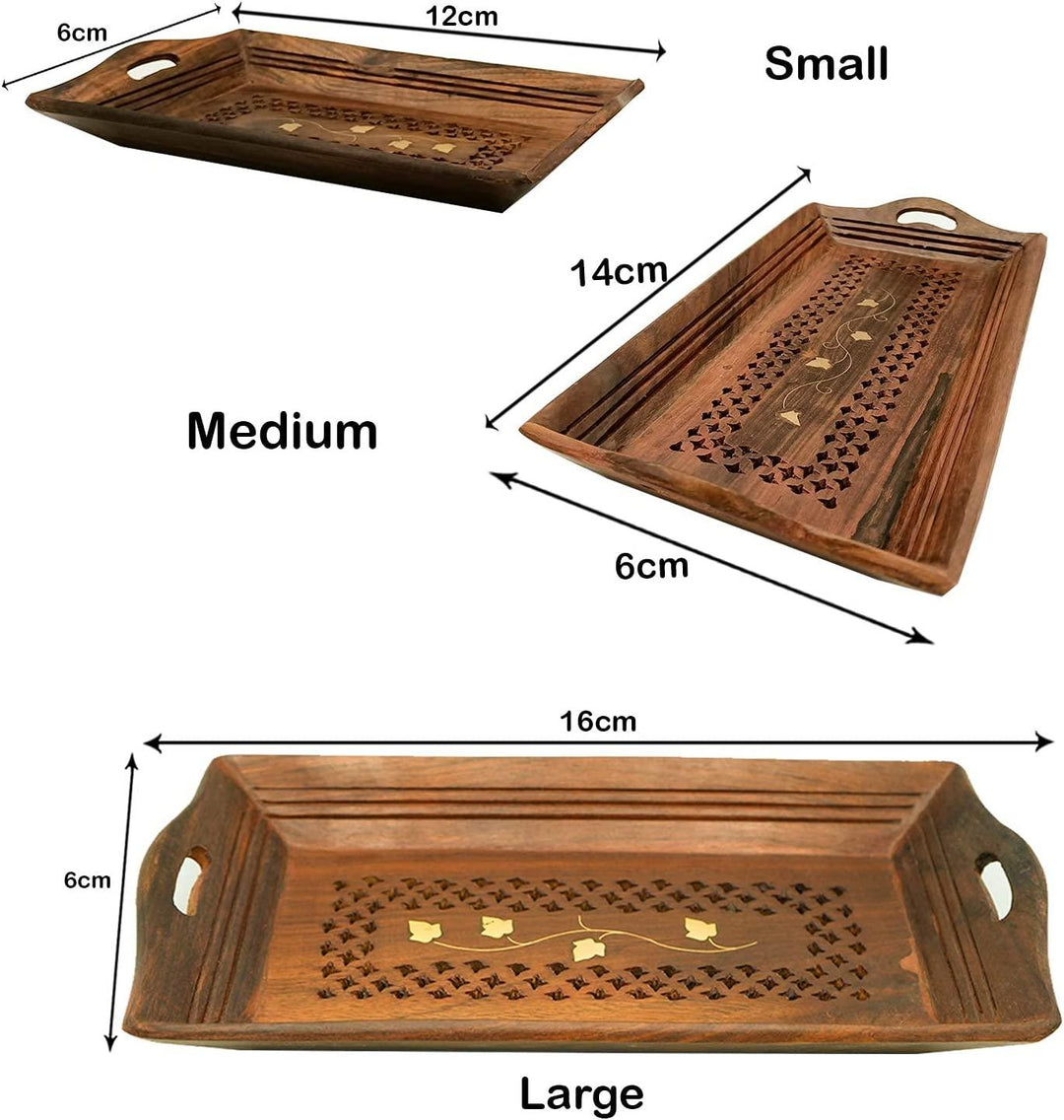 Handcrafted Wooden Serving Tray/Wooden Platter