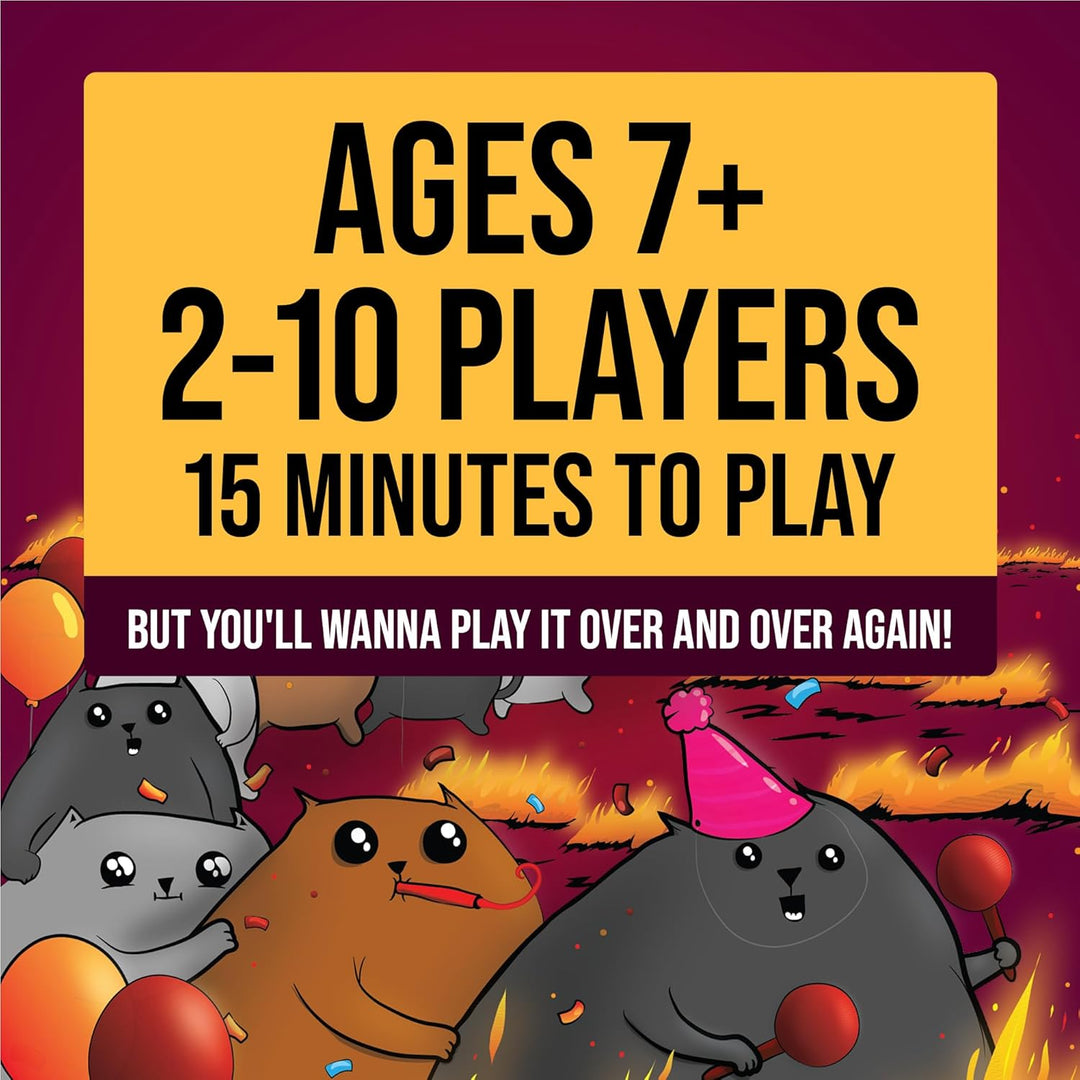 Exploding Kittens: Party Box | More players, more cards, more chaos