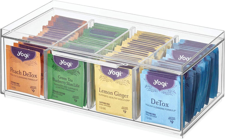 Tea Organizer Drawer with Lid