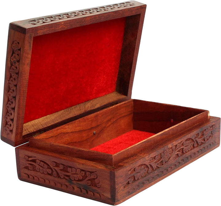 Kashmiri Hand Carvings Storage Case 