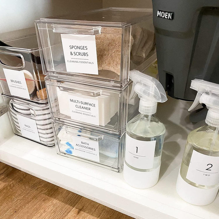 Bathroom Organizing Labels