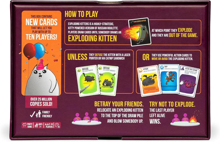 Exploding Kittens: Party Box | More players, more cards, more chaos