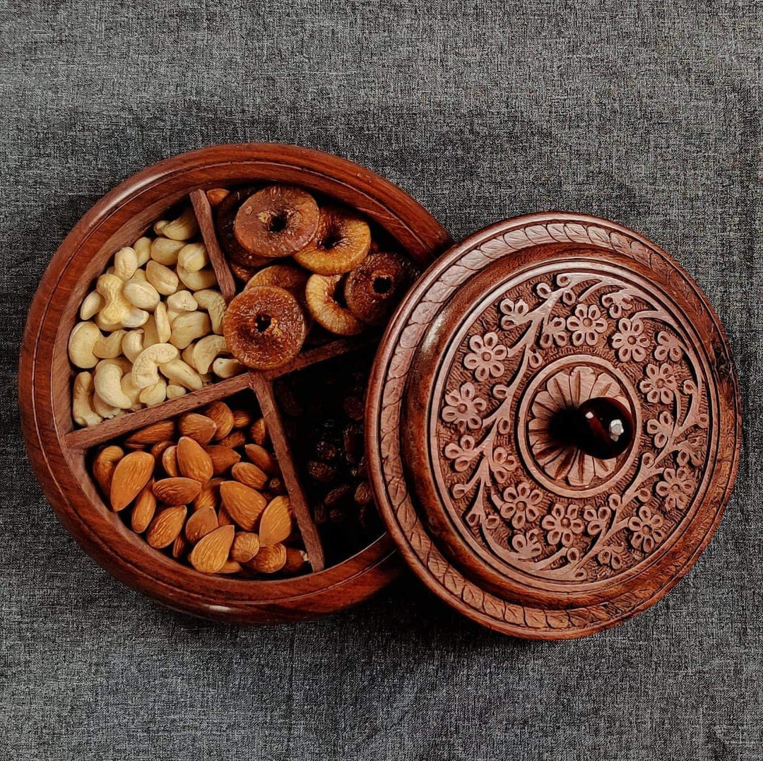 Indian Wooden Storage Box