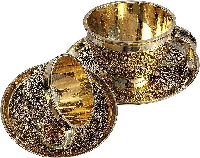 Brass Tea Cup Set