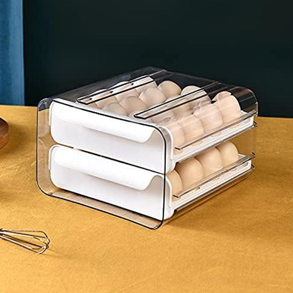 EGG CONTAINER FOR FRIDGE - 2 LAYER