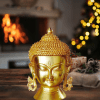 Lord Buddha Head - Brass Statue