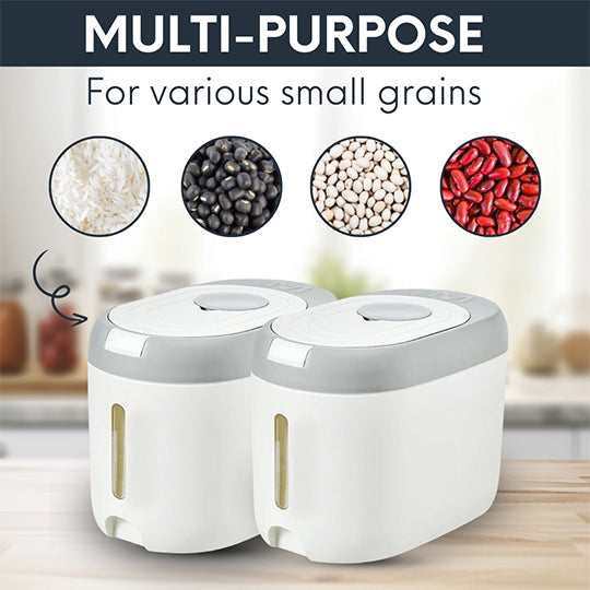 2 pcs Airtight Food Storage Multi-Purpose Plastic Container with Lids and cup