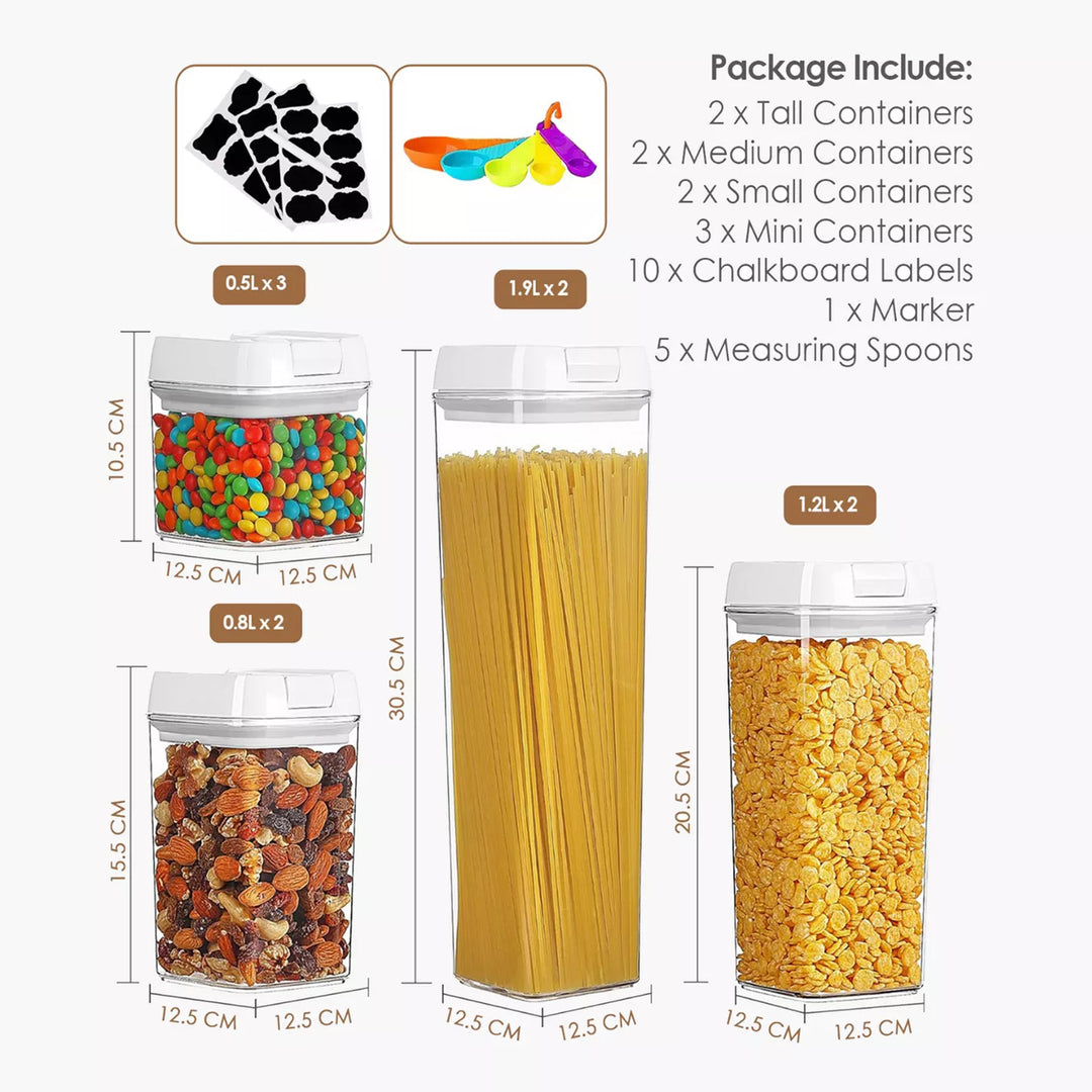 Quesera 9-Piece Food Storage Container Set