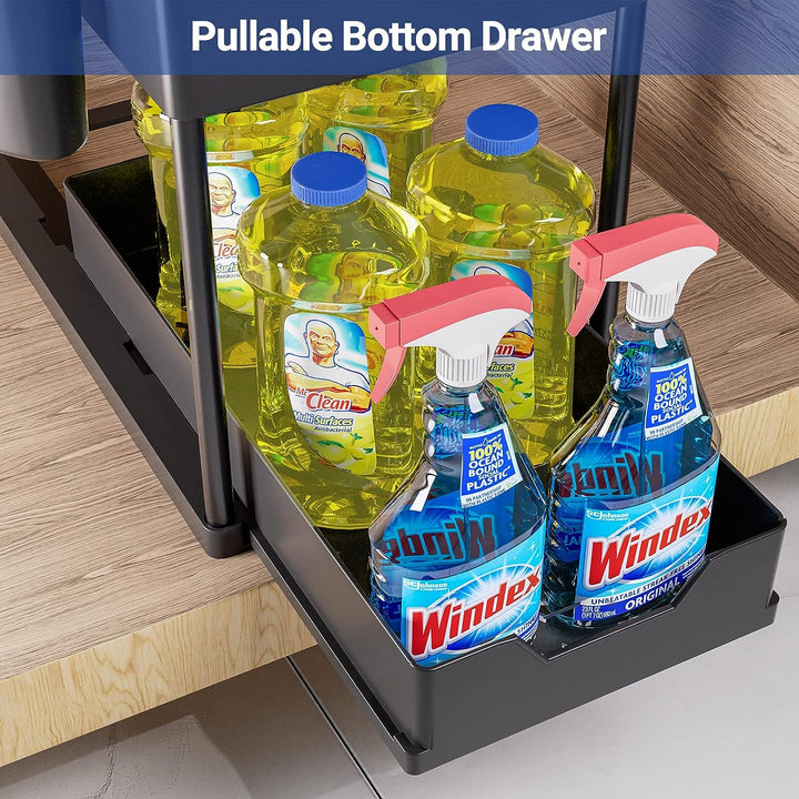 Multipurpose Organizers and Storage Pull Out Sliding Drawer