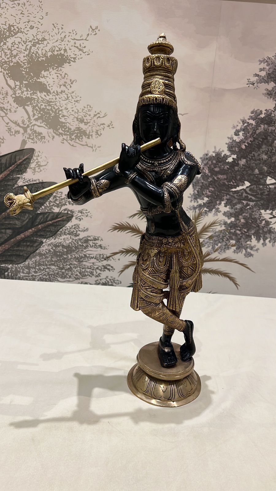 Lord Krishna in Brass