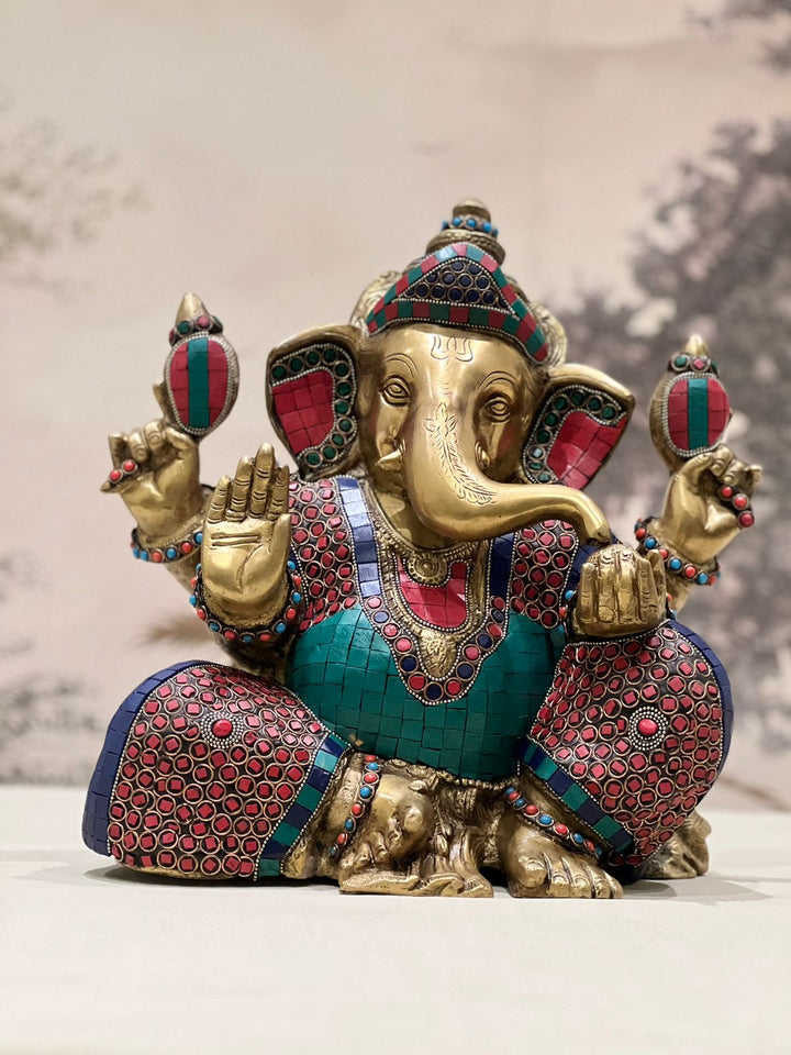 Brass Ganpati Statue