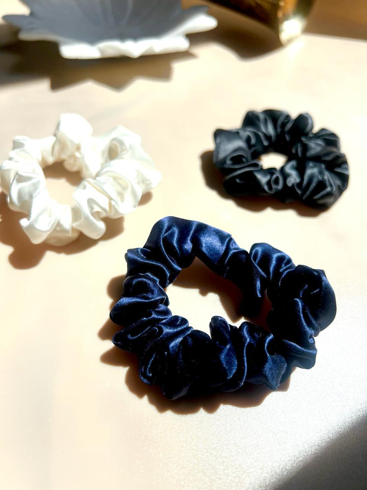 Mini Pure Silk Scrunchies