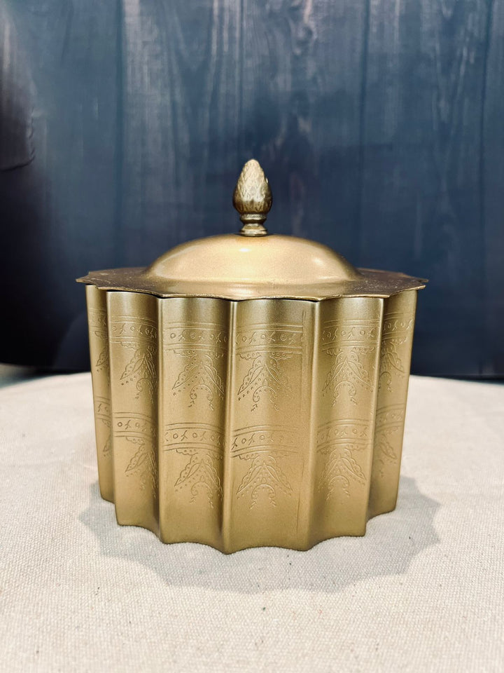 Vintage brass box