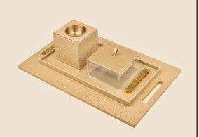 ZENITH BAKHOOR SET- RECTANGLE BEIGE