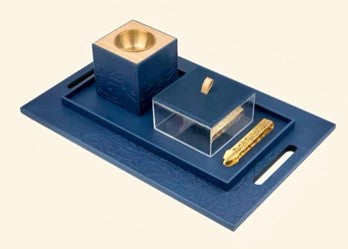 ZENITH BAKHOOR SET- RECTANGLE BLUE