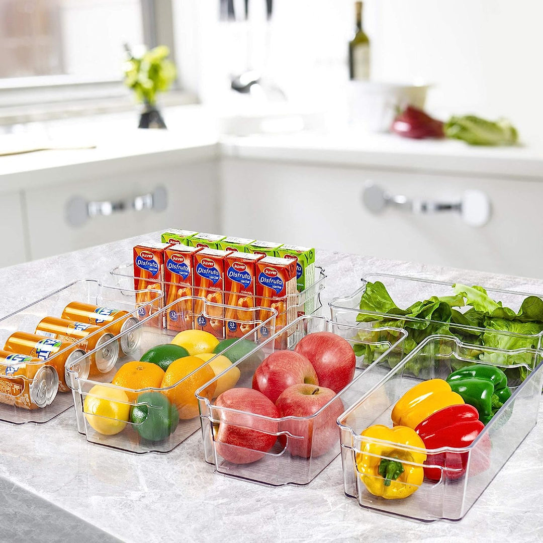 Refrigerator Organizer Bins - 8 Pieces - QUESERA OFFICIAL