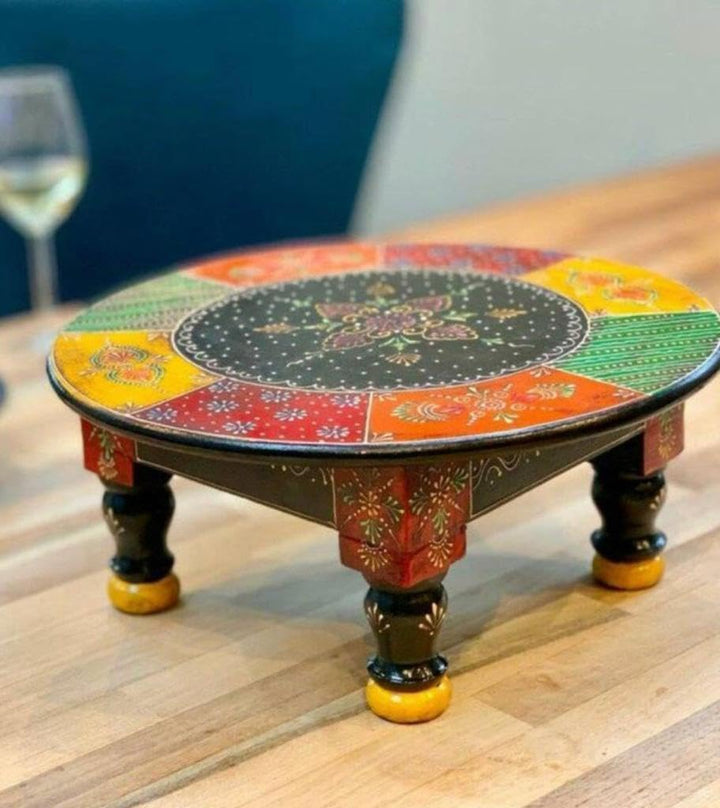 RAJASTHANI HAND PAINTED STOOL