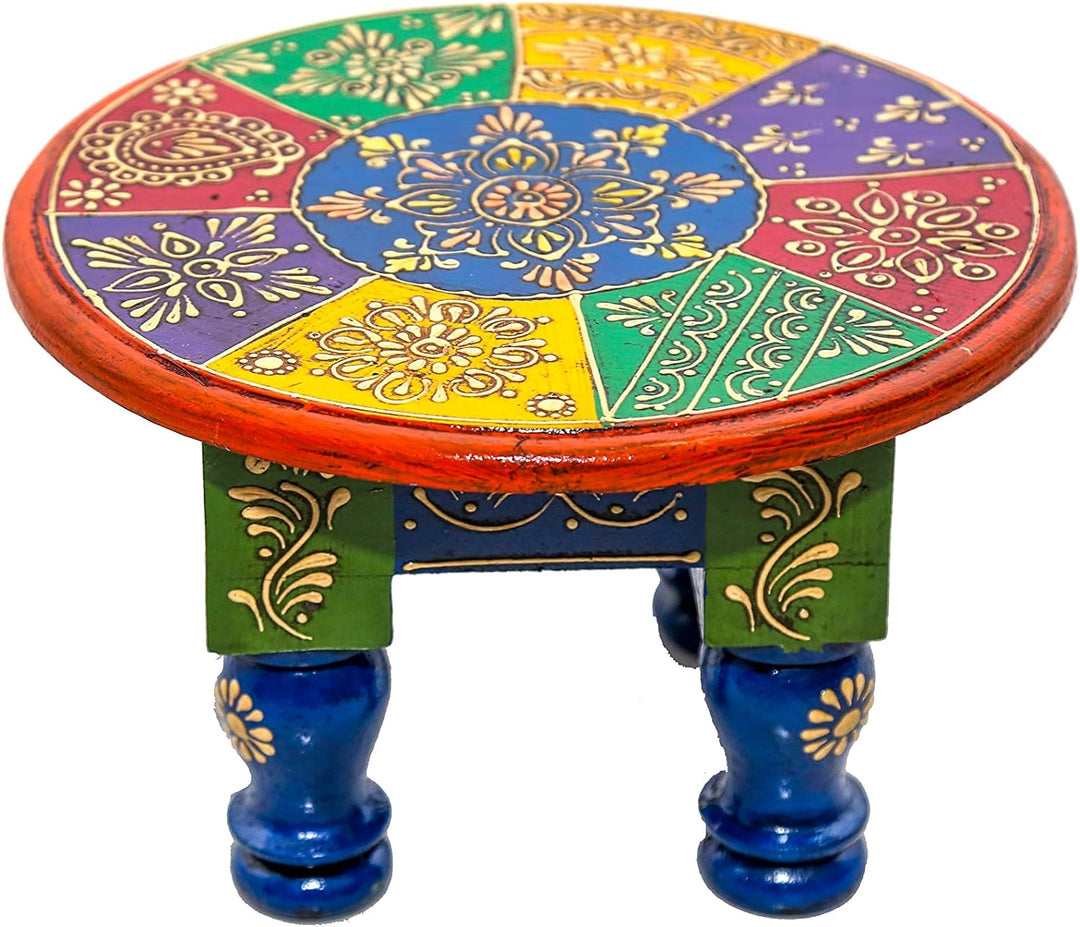 RAJASTHANI HAND PAINTED STOOL