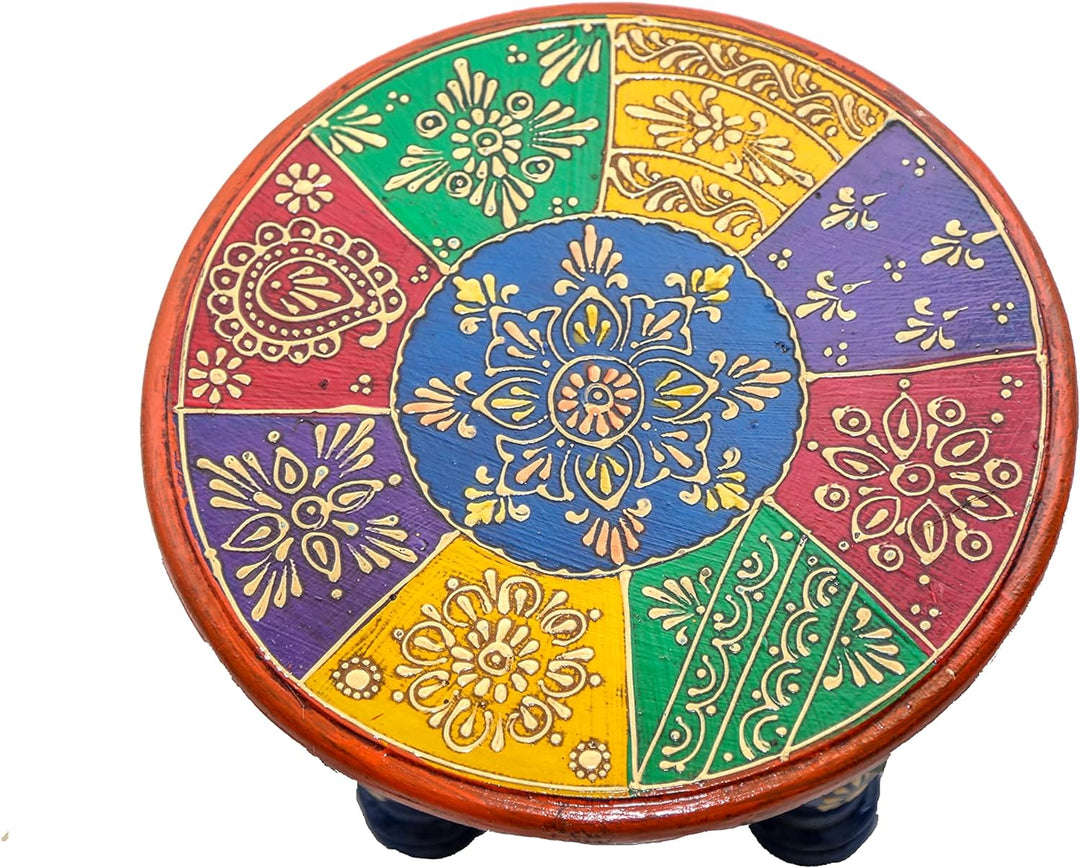 RAJASTHANI HAND PAINTED STOOL