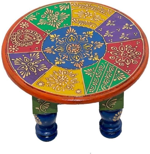 RAJASTHANI HAND PAINTED STOOL